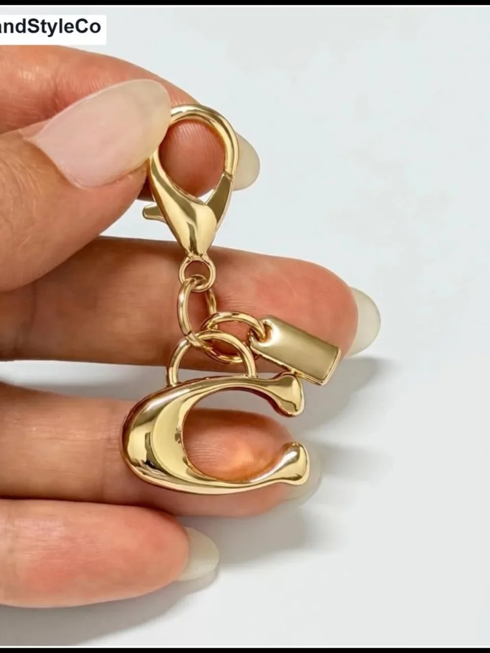 Brass Bear Bag Charm Novelty Keychain